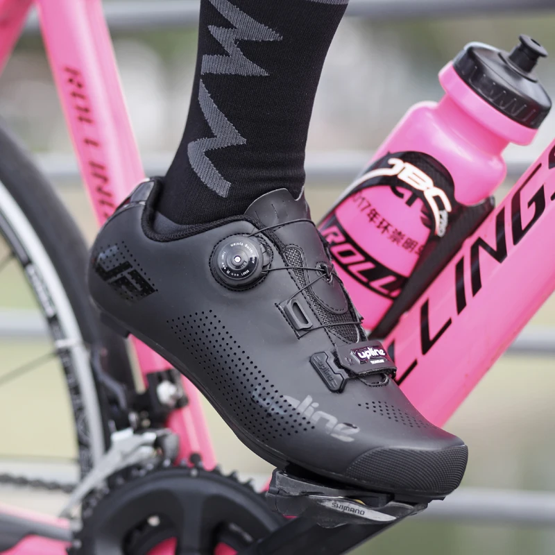 Zapatos de ciclismo upline para hombre, zapatos profesionales para