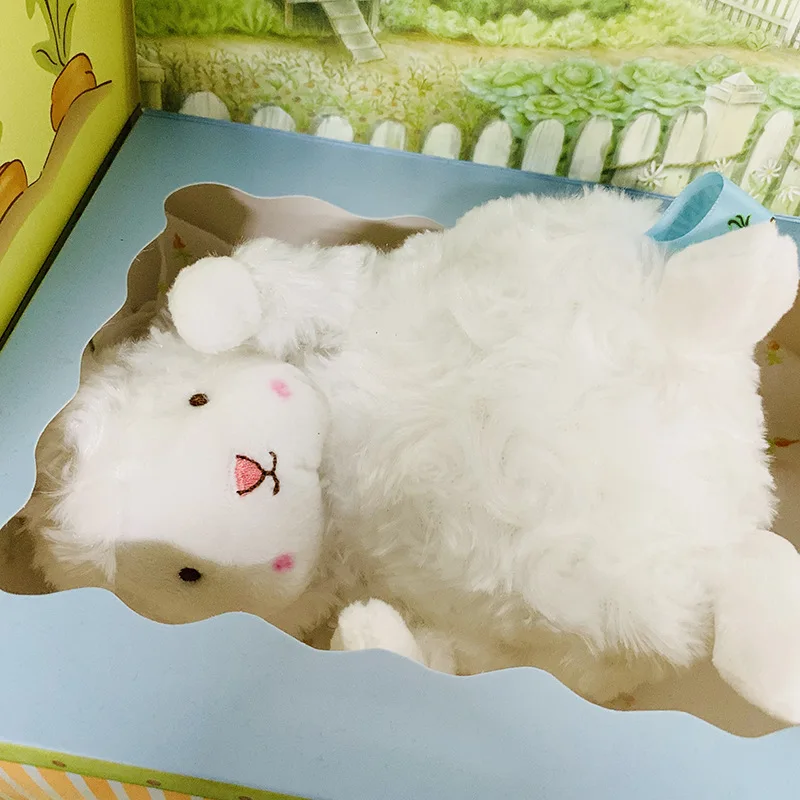 Прямая поставка 17 см прекрасный кролик плюшевая игрушка мягкая набивная овечка