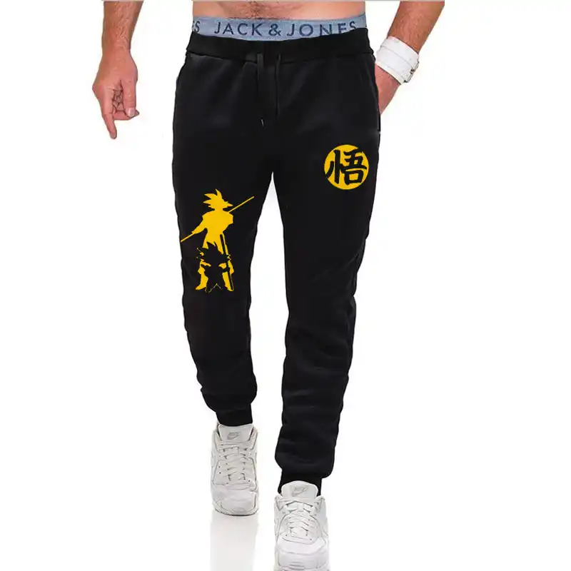 19秋悟空男性パンツ綿グレーメンズジョガースウェットパンツ黒ズボンジョギングパンツ Casual Pants Aliexpress