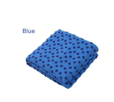 183 см* 61 см 72 ''x 24'' нескользящий коврик для йоги полотенце одеяло с бесплатной сумкой Спортивные Фитнес упражнения пилатес тренировки противоскользящие - Цвет: Blue