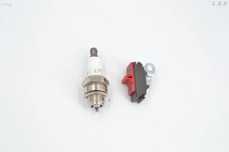 2 части катушки зажигания модуль комплект свечей Набор для Husqvarna 61 162 266 Jonsered 630 670