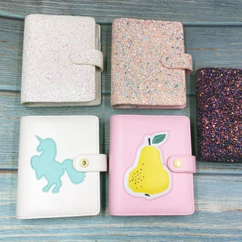 

Fromthenon Cute Mini Notebooks and Journals A7 Planner Organizer Leather Cover Monthly Plan Personal Daily School Stationery