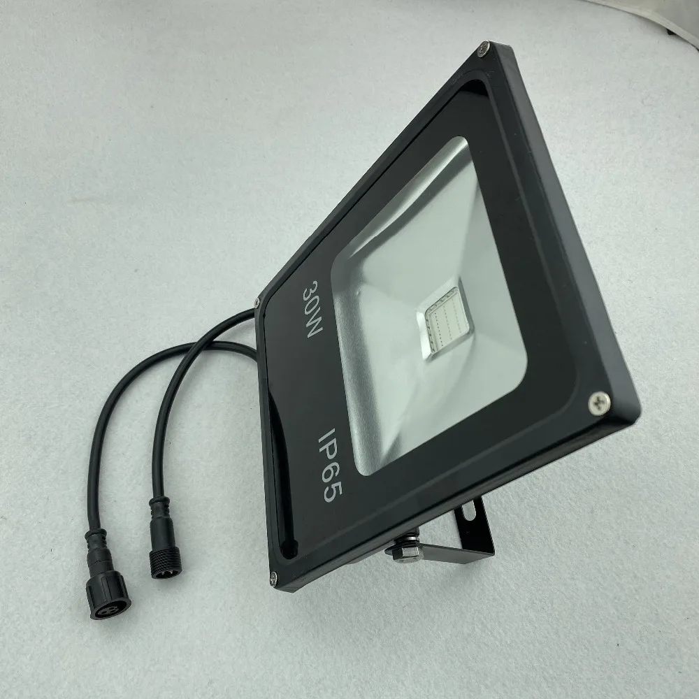 500 watt led flood light DC12V input 30W high power led WS2811 controlled RGB flood light;addressable;IP66;size:23cm*18cm*5cm 30 watt led flood light