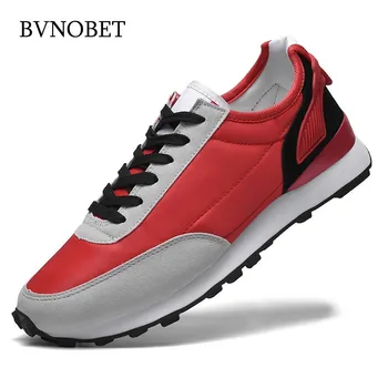 

BVNOBET New Fashion Mens Shoes Breathable Comfortable Men's Shoes Patchwork Unique Large Size Men Sneakers Schoenen Wholesale
