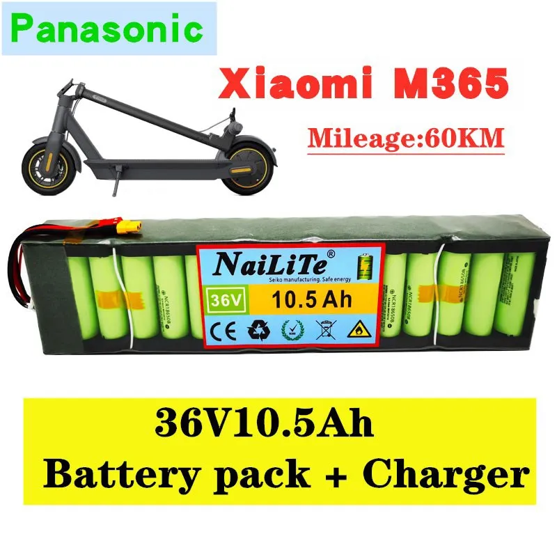 Аккумуляторная батарея Genuin36V 10.5Ah для скутера Xiaomi Mijia M365 36V 10500mAh | Электроника