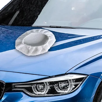 

1Pc Automotive Polishing Bonnet Car Polisher Waxing Bonnet Waxing Cover Polishing Machine Cushion Cap