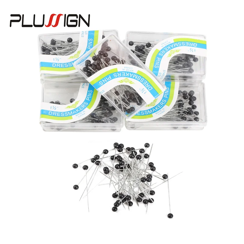 Black Round Pearl Headed Pins Corsage Florists Sewing Pin For Wedding Flowers Buttonholes Corsages Bridal Floral Craft florist sewing pins