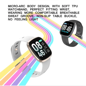 

FORNORM 24h-Continuous Heart Rate Detection Smart Watch Men Women Heart Intelligent Sleep Monitor Phone Sports Monitor