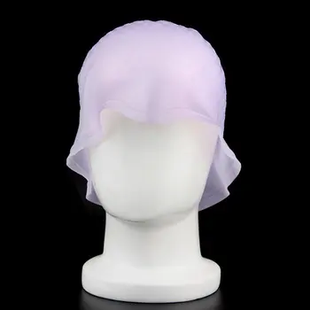 

Professional Reusable Hair Colouring Highlighting Dye Cap Frosting Tipping Silicone Cap Dyeing Styling Tools