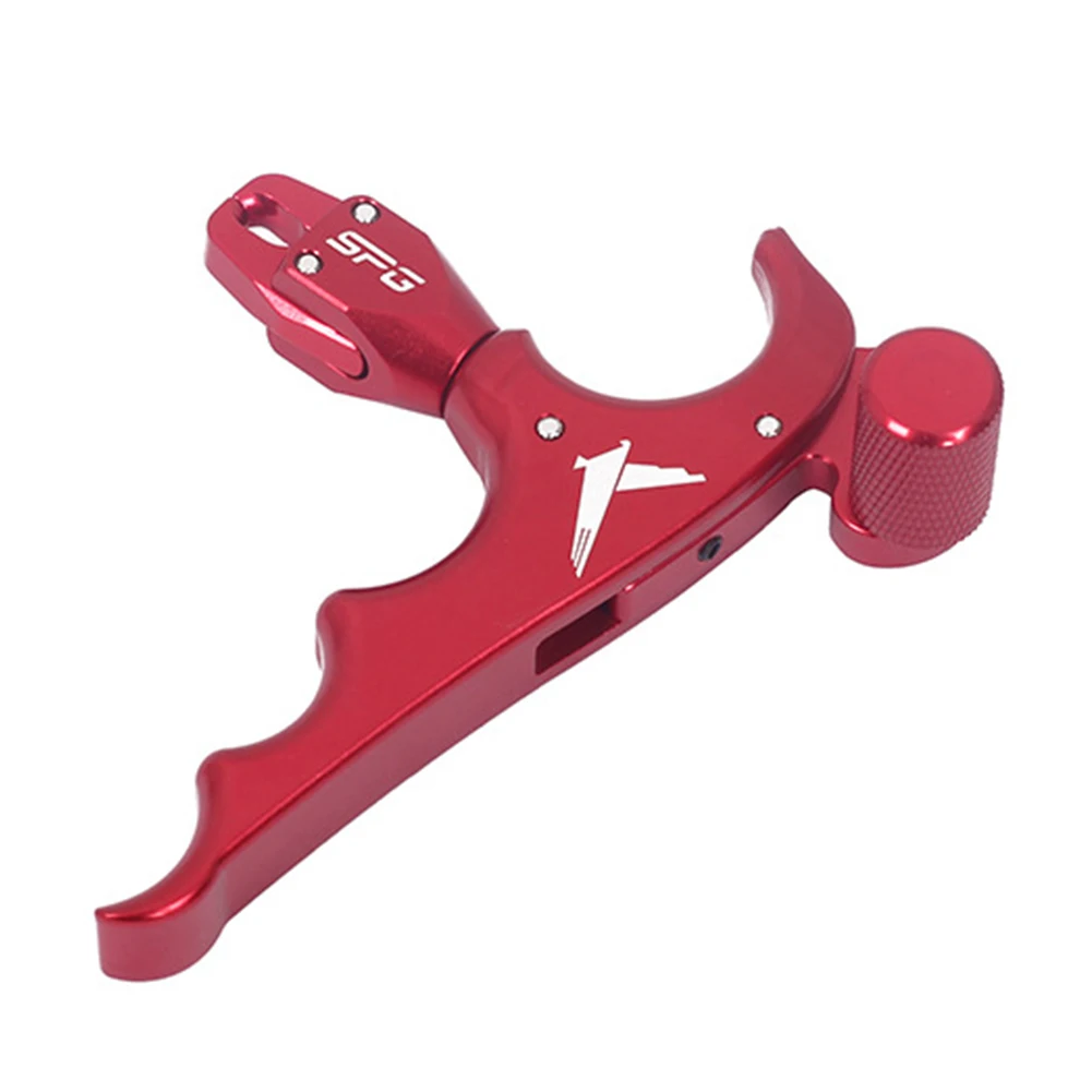 

Automatic Caliper Outdoor Hunting Mini Adjustable Training Tools Archery Release Aid Compound Bow 4 Finger Aluminum Alloy