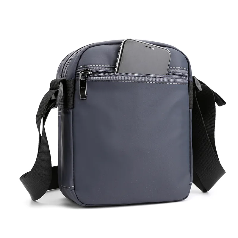 Men Single Shoulder Bag Nylon Cross Body Casual Fashion Flap Multi-Pockets Travel Pouch Leisure High Quality Male Messenger Bags