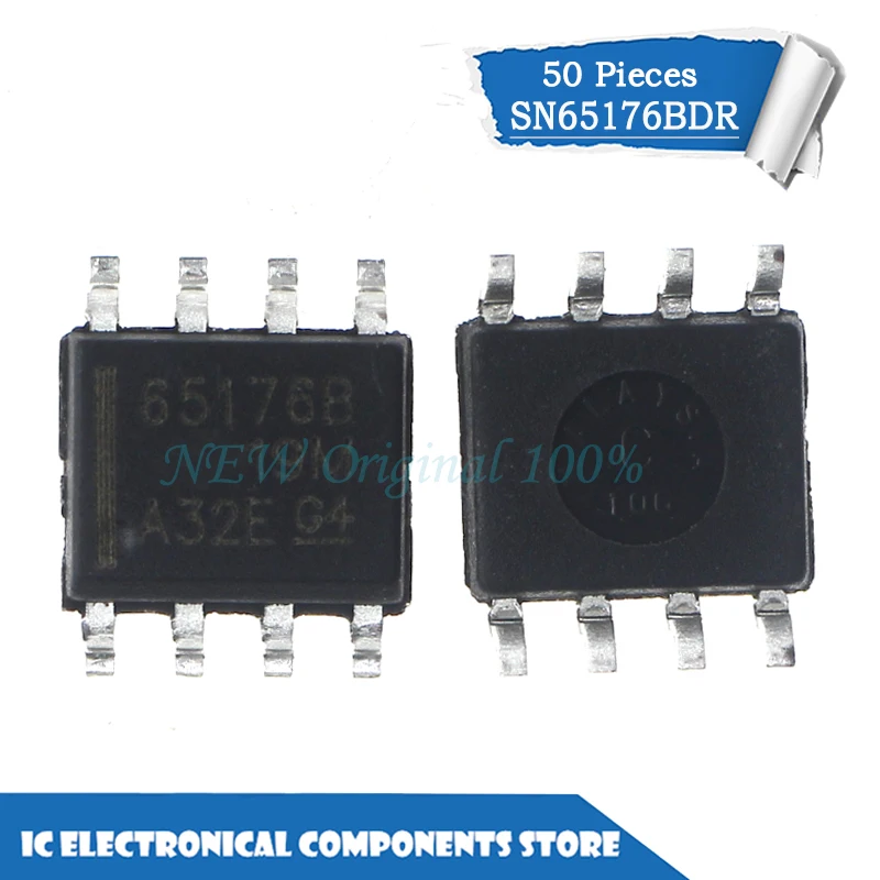 Новый оригинальный SN65176BDR SN65176BD 65176B SOP-8 IC 50 шт./лот | Электроника