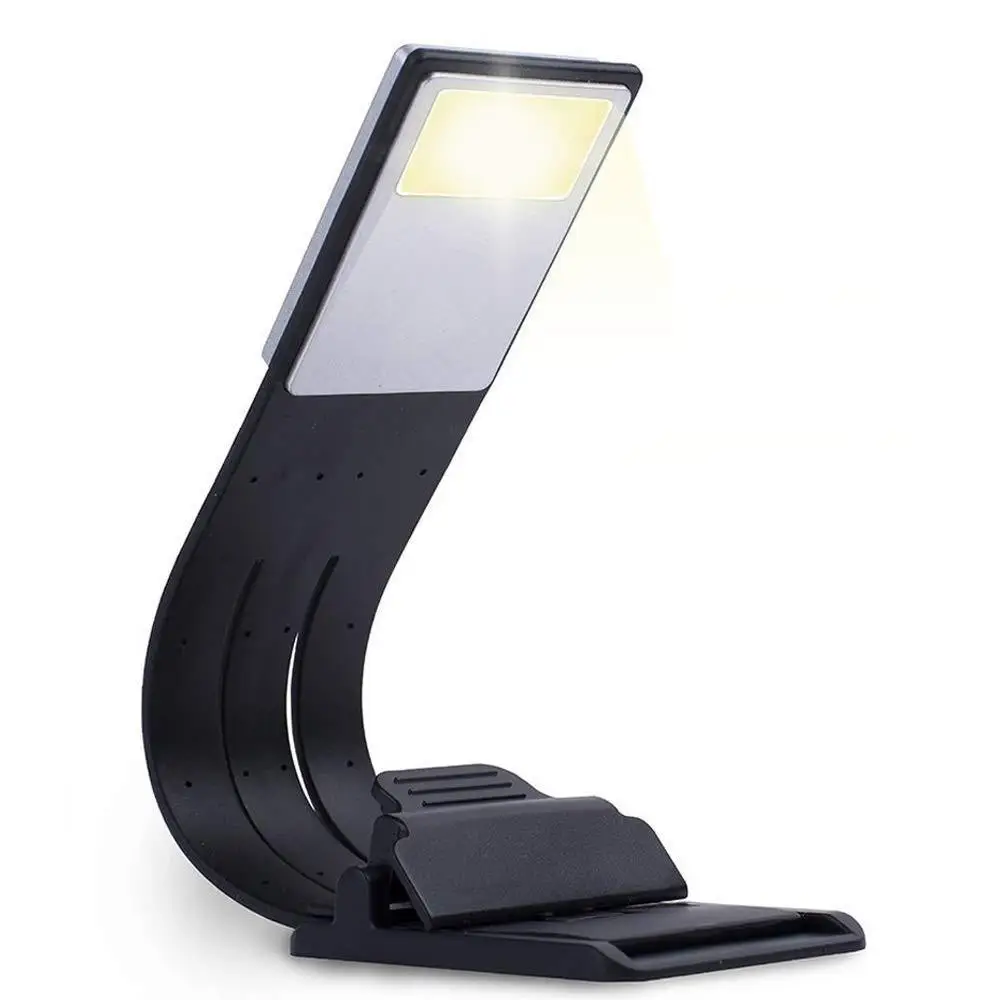 

HiMISS Warm LED Bookmark Book Light Reading Lights USB Charging Dimming Lamp 3-Level Brightness Soft Light Easy for Eyes