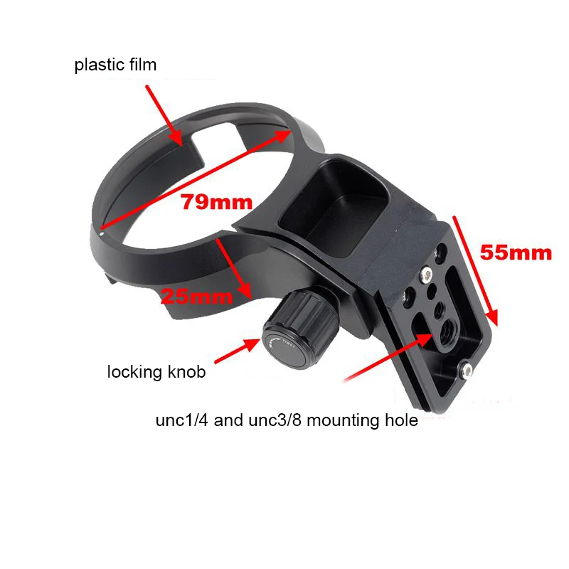 iShoot IS-TA140 Lens Collar Metal Tripod Mount Ring Compatible with Tamron 100