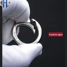 Брелок из титанового сплава для автомобиля, мужской подвесной кулон, креативное роскошное кольцо для ключей