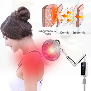 

TDP Far Infrared Heat Lamp Mineral Therapy Lamp TDP Lamp- Leawell 607A Touched Electronic Relieve Pain Lamp Body Health Care