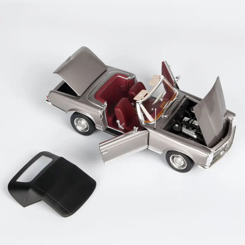 

Новая специальная модель автомобиля из литья под давлением 1/18 немецкая модель автомобиля 230slобучение открытию двери демонстрация мебели Коллекционная Игрушечная машина