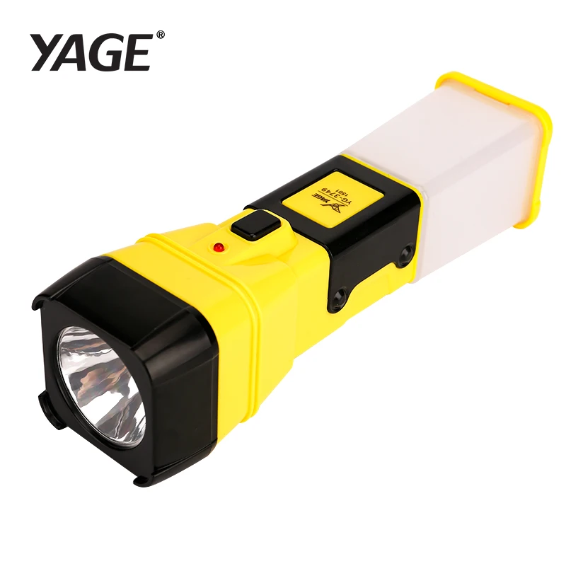 

YAGE 3749 Flashlight Night Light Double Lanmp 2-Modes LED Torch Literna Laterna 600mAh Battery Inside Lampe Torche for fiashing