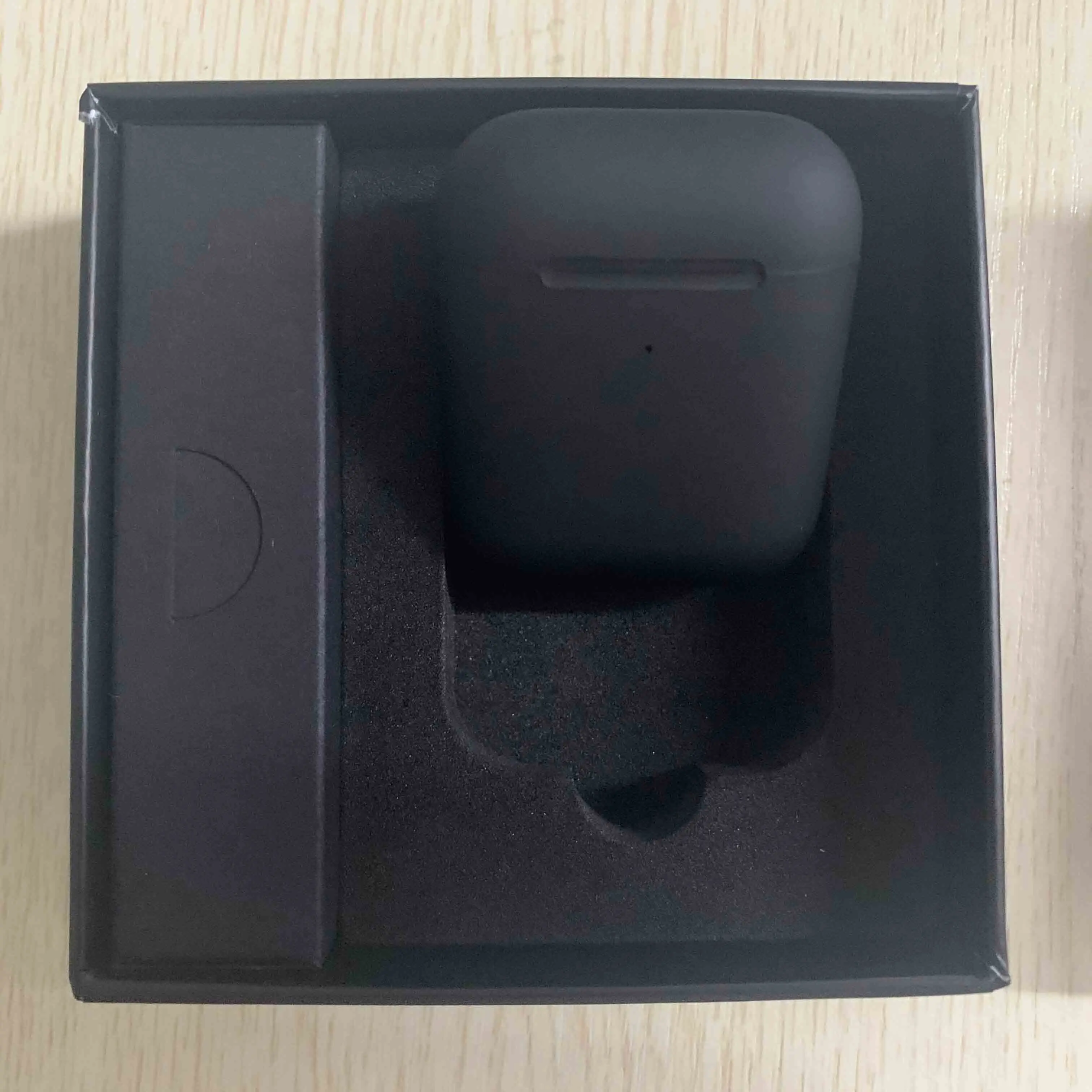 

Airpodering Matte Black i200 TWS Wireless Bluetooth Earphone 1:1 copy Pop up Charging blackpods black pods PK i60 i80 i500 tws