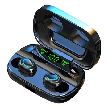 

T60 TWS Wireless Bluetooth Headset 5.0 Digital Display Stereo Bluetooth Headset Binaural Running Sports Press