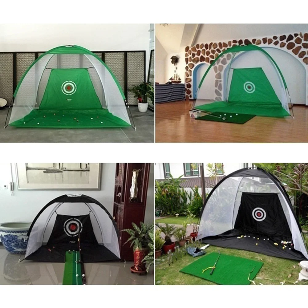 Travel Beginners Golf Chipping Net Golf Practice Net Tool 210D Oxford Cloth Nylon Home Sports Golf Training Net Outdoor Indoor