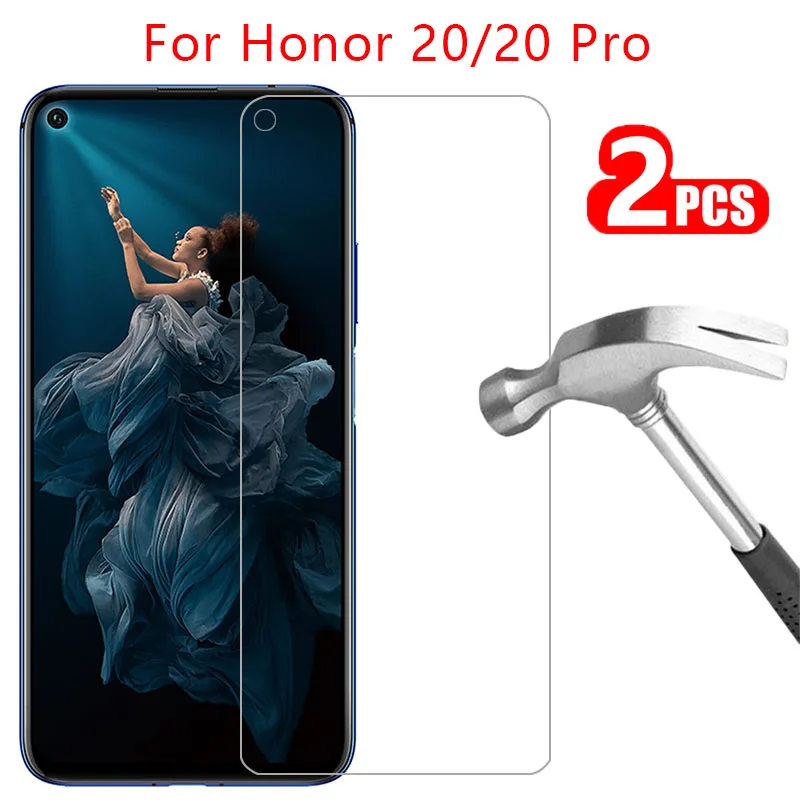 

protective glass on honor 20 pro screen protector tempered glas for huawei honor20 honer onor 20pro safety film huawey huwei 9h