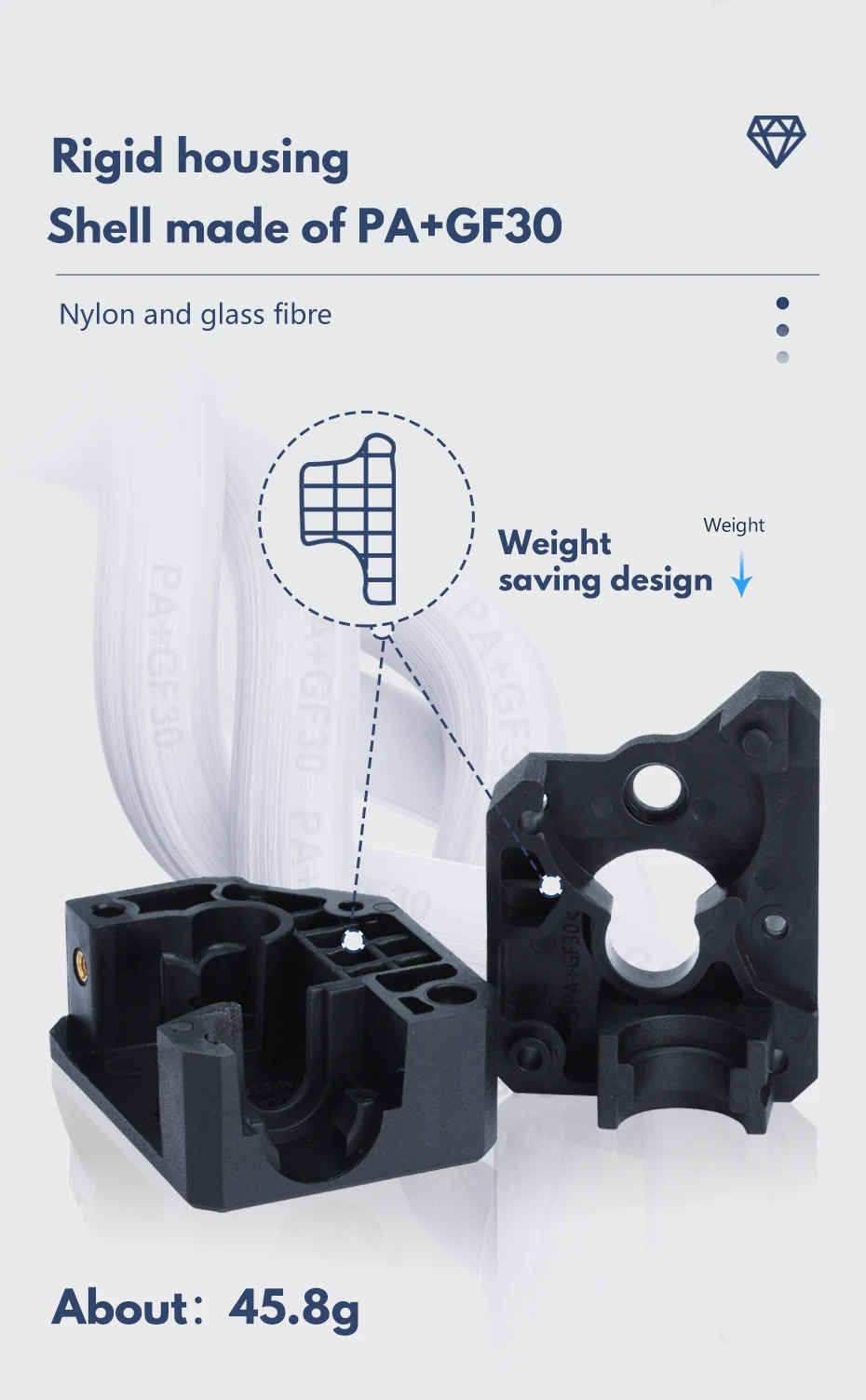 Trianglelab-Extrusora Dual Drive, Extrusora DDB, V2.0 para