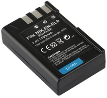 Pack de batteries rechargeables au Lithium-Ion, pour Nikon EN-EL9, ENEL9, EN-EL9a, ENEL9a, EN-EL9e, ENEL9e