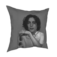 

Timothee Chalamet Pillow Covers Sofa Beautiful Boy Timmy Elio CMBYN Little Women Cushion Cover Cute Throw Pillow Case 40*40cm