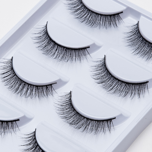 Makeup Thick Long Eye Lashes Handmade Mixed Mink False Eyelashes Dolls Handmade Soft Full Strip Lashes