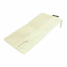 Два кармана холст застежка-молния ручка сумка-файл для документов держатель бежевый