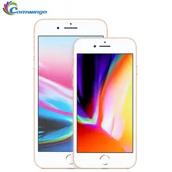 Оригинал, Apple iphone 8, iphone 8 plus, 2 Гб ОЗУ, 64 ГБ/256 ГБ, шестиядерный процессор, IOS, 3D Touch ID, LTE, 4,7 МП камера, дюймов, Apple, отпечаток пальца