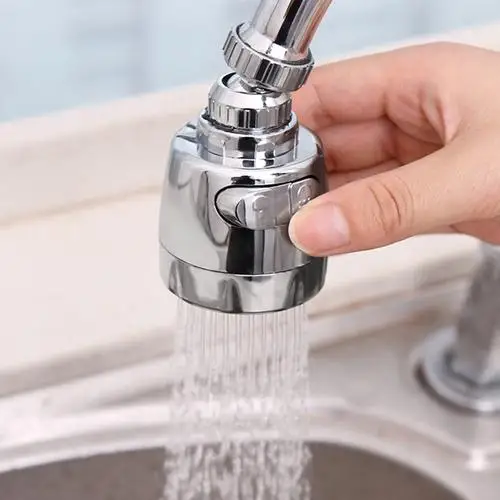 Innovative Kitchen Faucet Stainless Steel Splash-Proof Universal Tap Shower Water Rotatable Filter Sprayer Nozzle | Дом и сад