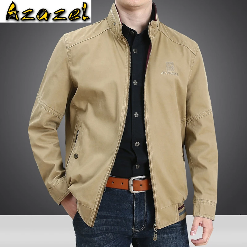

Vintage 5XL Mens Jacket and Coats Cotton Spring and Autumn Double-sided Streetwear Business Men's Coats Plus Size XXXXXL A662