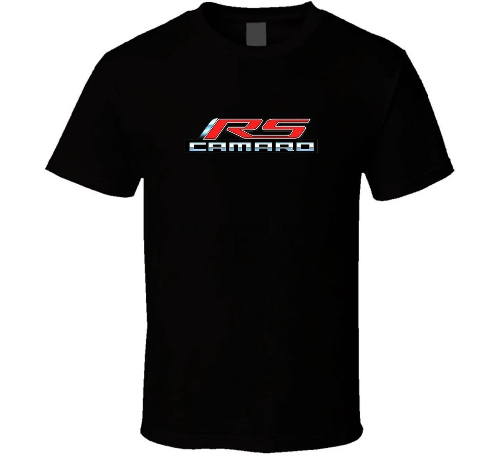 Famous Brand Design Summer New Print Man Cotton Fashion Rs Camaro Logo Emblem Black T Shirt - Custom Family Shirts | Мужская одежда