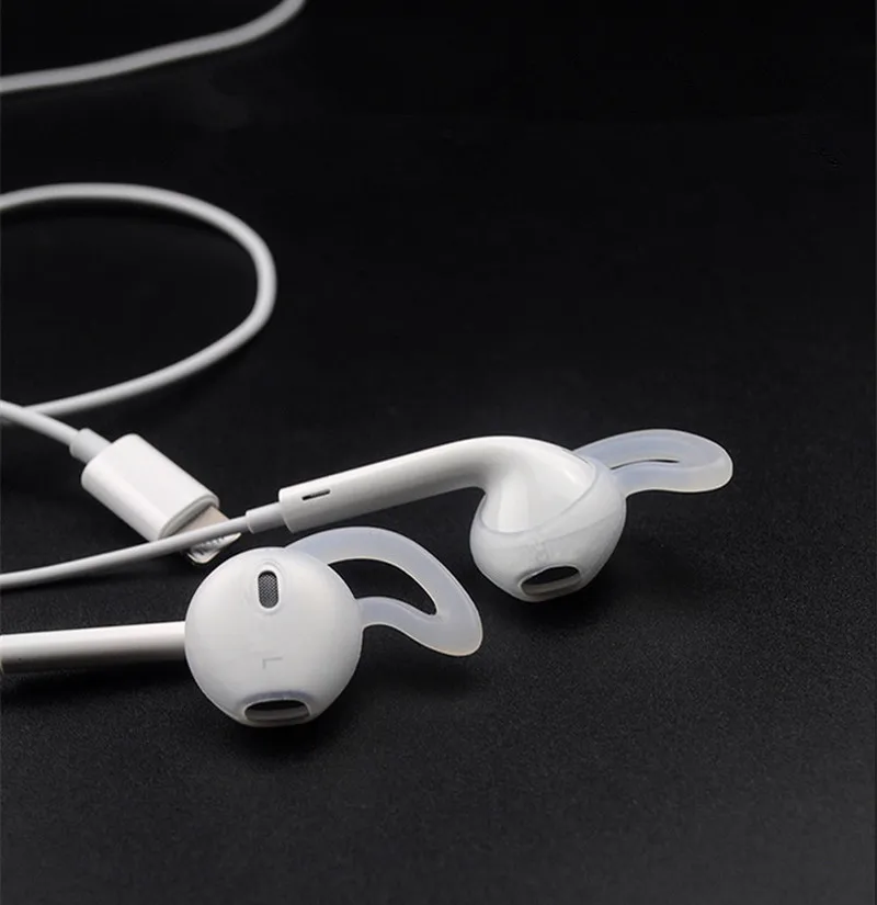 4/2 шт. силиконовый чехол наушники для iPhone X 8 7 6 Plus Earpods подушечку уха крылья