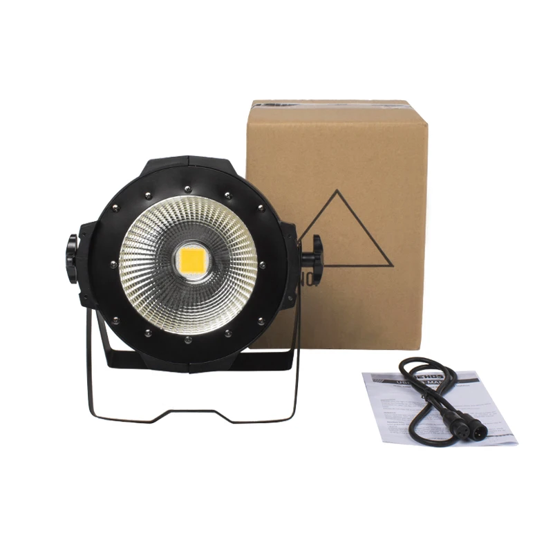 100W COB Warm White Led Par 200 Вт COB RGBWA UV 6в1/RGBW 4в1/теплый белый холодный белый Par64 прожектор Lyre сценическое освещение DJ Дискотека двери сарая - Цвет: 100W COB Warm White