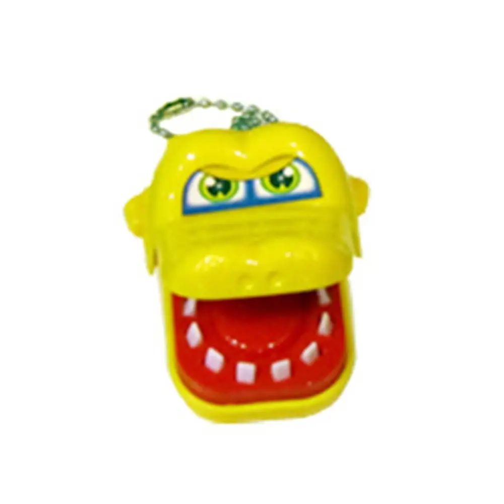Горячая Распродажа, Новые Креативные маленькие размеры, крокодиловый рот, стоматолог, игра на палец, забавные приколы, игрушки для детей, веселые игры - Цвет: yellow