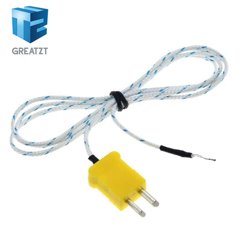 GREATZT K-Typ Oberflächenthermoelement-Temperatursensor 1 m Draht-Thermoelementsonde -20 ~ 500 °C – Detail 2