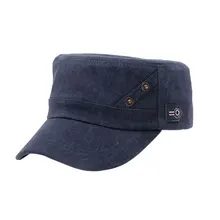 Бейсбольная однотонная бейсболка с эффектом потертости и плоской подошвой, хлопковая кепка, кепка в армейском стиле, регулируемая гладкая Кепка