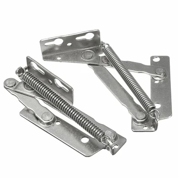 

2PC Lift Up Top Table Furniture DIY Hinges W/ Spring Hydraulic Mechanism Stay Flap hardware bisagras home improvement furniture