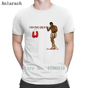 

I Am Greatest Muhammad Ali T Shirt Tee Shirt Design Breathable Summer Letters Fitness Over Size 5xl Male Shirt