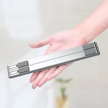 Портативная подставка для ноутбука Macbook Pro Air X Стиль Регулируемая Складная Алюминиевая настольная подставка для ноутбука 7-15 дюймов