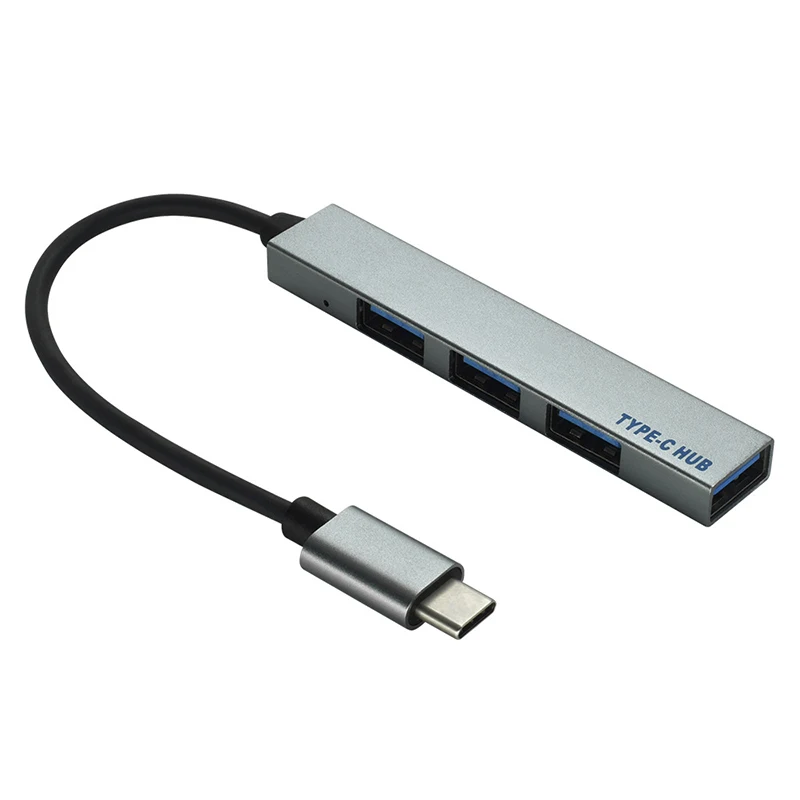Тип C концентратор 4 порта USB-C USB 2,0 сплиттер конвертер OTG адаптер кабель для Macbook Pro iMac ПК Аксессуары для ноутбуков