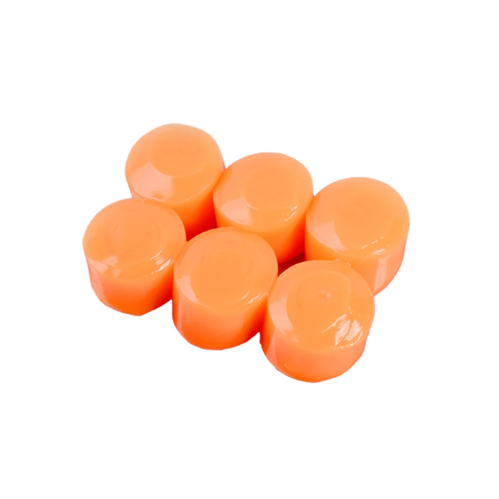 6pcs orange Водонепроницаемый 6 шт Силиконовые Мягкие защитные беруши спящие анти-шум наушники защита плавание Подводное плавание - Цвет: 6pcs orange
