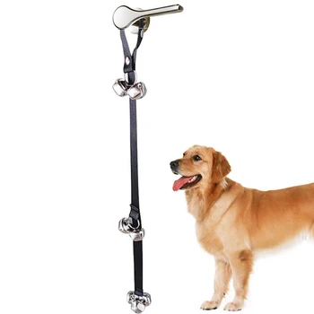 

Pet Nylon Rope Doorbell Hanging Bell Seven Large Bell Door Handle Lanyard Adjustable Rope Training Bell Pet Supplies