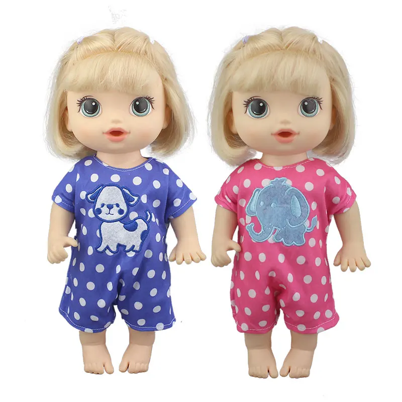 Doll Clothes Suit For 12 Inch 30CM Baby Alive Doll Toys Crawling Accessories