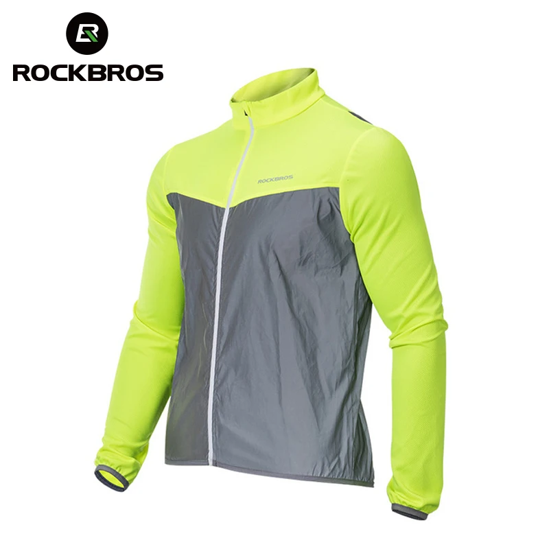 thumbnail image 1 of Chaleco de ciclismo a prueba de viento ROCKBROS, chaqueta de poliéster reflectante transpirable, camiseta de seguridad sin mangas para bicicleta de montaña o carretera, equipo de ciclismo, 1 of 5