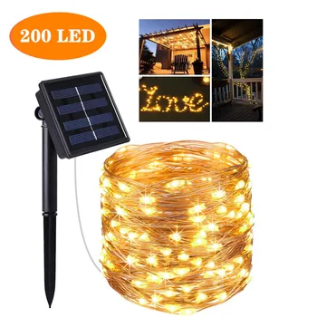 

LED Garden Yard Solar Lamp String Lights 10M/20M 200 LEDs Fairy Holiday Christmas Party Garland Solar Garden Waterproof