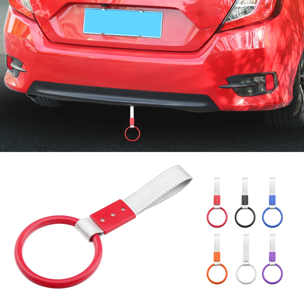 

PVC Plastic Round JDM Tsurikawa Ring Subway Train Bus Handle Strap Charm Drift Car Accessories 6 color Handle